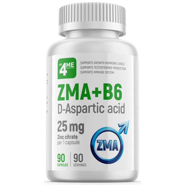 ZMA+B6 D-aspartic acid, 90 капс. all4ME